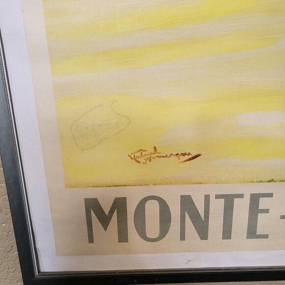Rare Monte Carlo Vintage Poster by Domergue – A Timeless Icon of Luxury - Picture 7 of 10